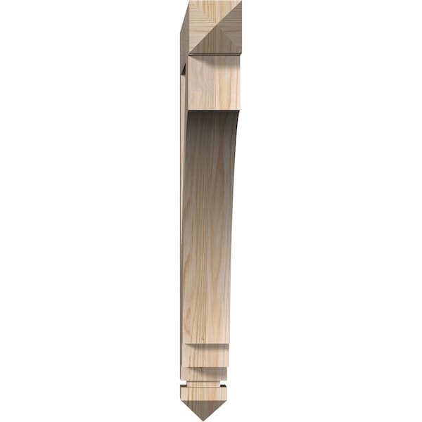 Imperial Arts & Crafts Smooth Bracket, Douglas Fir, 3 1/2W X 30D X 30H